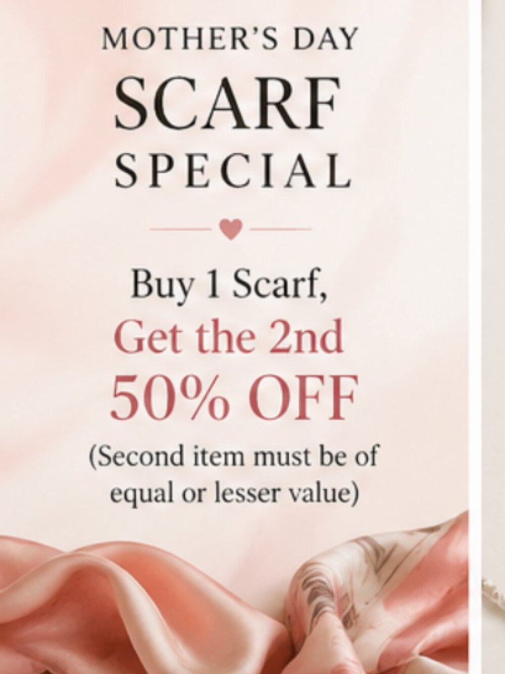 Mother’s Day Scarf Special 💐 Not for sale – promo listing